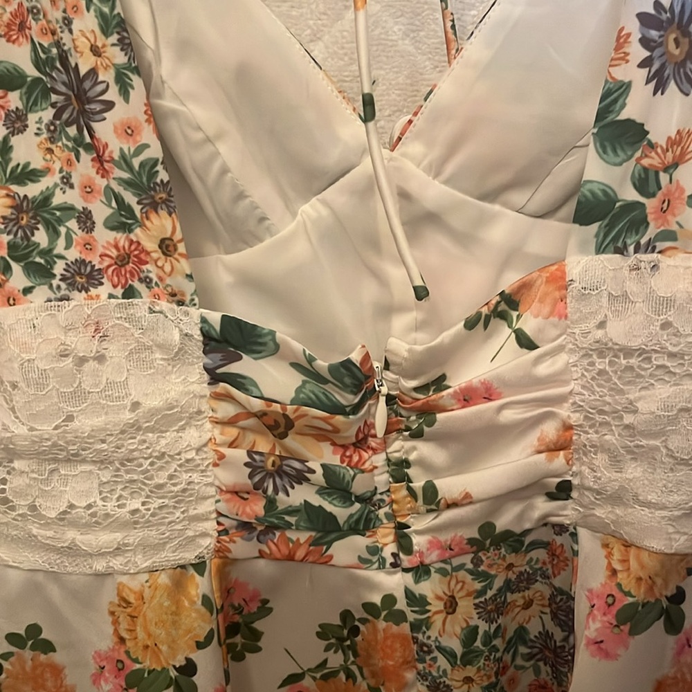 For Love & Lemons Rosalyn Mini Floral Dress - Picture 7 of 10